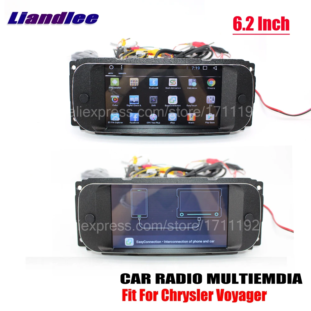 Liandlee Android 7.1UP для Chrysler Voyager 2001~ 2007 Carplay плеер Зеркало Ссылка gps Navi навигация карты камера экран медиа