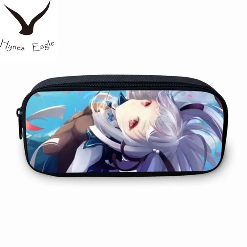 

Hynes Eagle Women Casual Designer Pencil Case Fashion Anime Characters Printing School Wallets Cute Girls Pencil Purses Pen Bag
