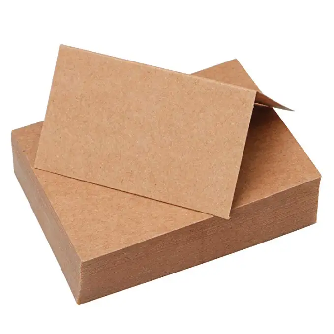 

20 Pieces Kraft Blank Table Name Place Cards for wedding Decoration and school stationery Supplies DIY cards