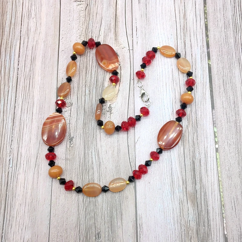 fashion stone bead necklace choker
