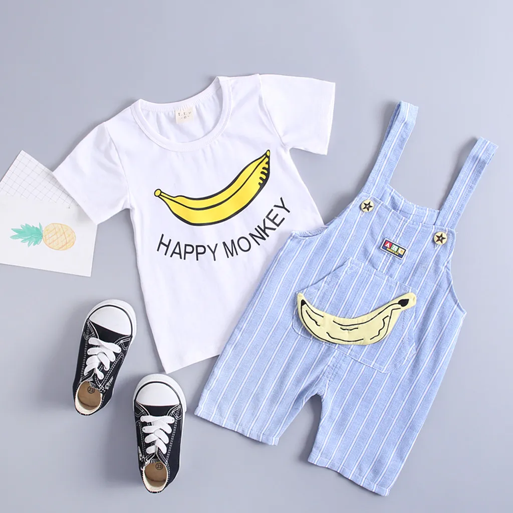 Комплект летней одежды для маленьких мальчиков и девочек, одежда для новорожденных, топы с рисунком из мультфильма «Мой первый Пасхальный», футболка, комбинезон, штаны в полоску, одежда modis