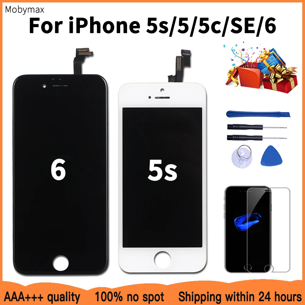 AAA +++ качественный ЖК дисплей для iPhone 5 5S 5C модуль с сенсорным дигитайзером в сборе