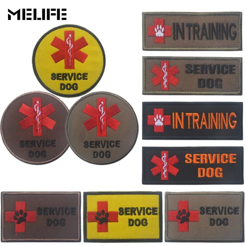 

SERVICE DOG Patches IN TRAINING Patch DO NOT PET Army Police Dog Military Tactical Pet SECURITY badges For Hunting accessories