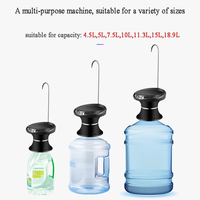 Bottled Water Pumping USB Rechargeable Water Dispenser Household Electric Pure Bucket Water Pressure Wireless Water Pump Bottled Water Pumping USB Rechargeable Water Dispenser Household Electric Pure Bucket Water Pressure Wireless Water Pump
