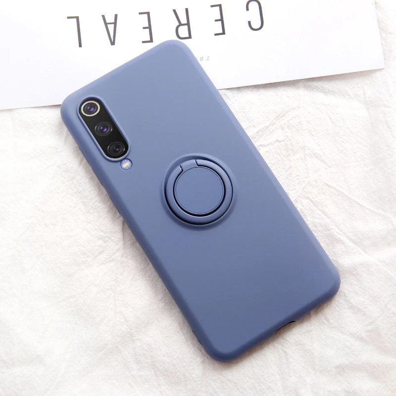 Мягкий силиконовый чехол, чехол для Xiaomi mi 9 SE mi 9 Red mi K20 Pro 9 T, металлическое кольцо-держатель для телефона, силиконовый чехол на Xiaomi mi 9 SE, чехол 9SE