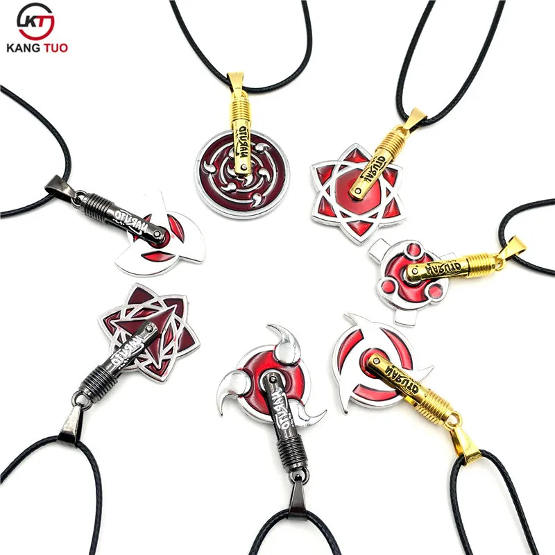 

Anime Cosplay Jewelry Naruto Necklace 7 Different Designs Options High Quality Alloy Enamel Necklace