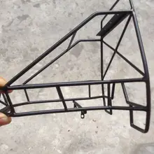 1/10 масштаб Рок Гусеничный грузовой стеллаж для багажа металлический рулон рулонной клетки для 6WD Z-K0050 TF2 Trail Find 2 Axial SCX10 пикап шасси