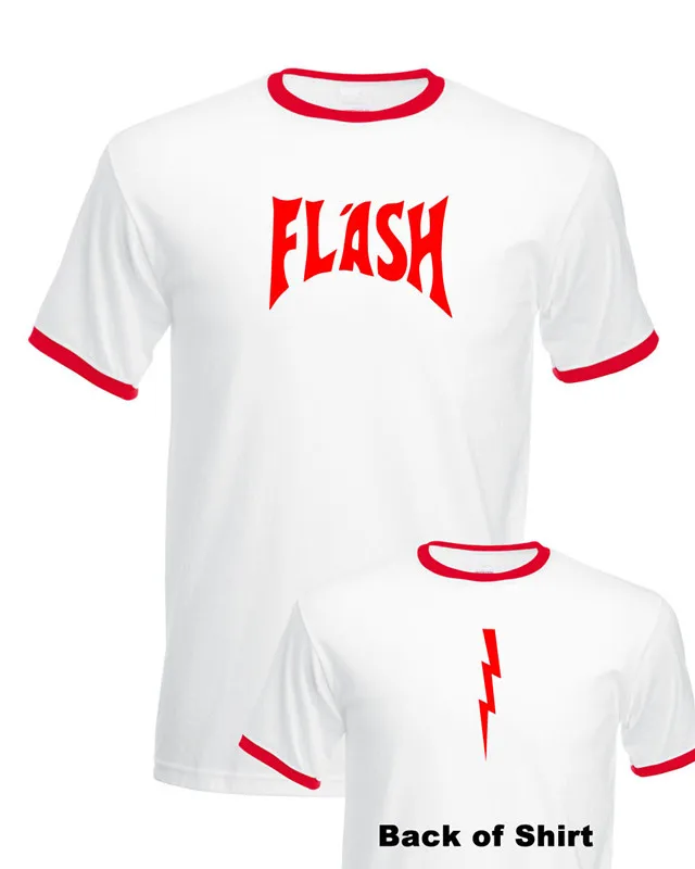 Flash Gordon T-Shirt BNWT STAG Fancy Dress Queen Freddie Mercury Retro 80s S-XXL