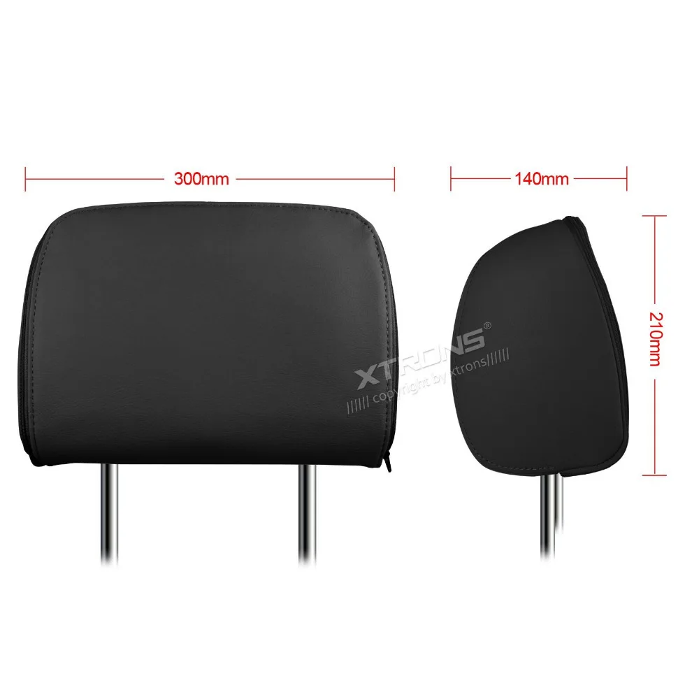 Sale 2x9" Black Color (Grey & Beige Optional) Headrest Car DVD Car Headrest Monitor with DVD Buit-in HDMI Port IR& FM Transmitter 1