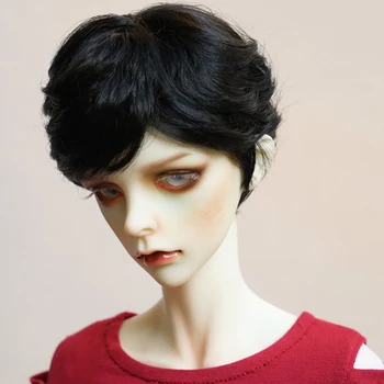

Cataleya New Hot Unisex black short hair for doll wigs 1/3 1/4 1/6 1/8 1/12 dolls hair