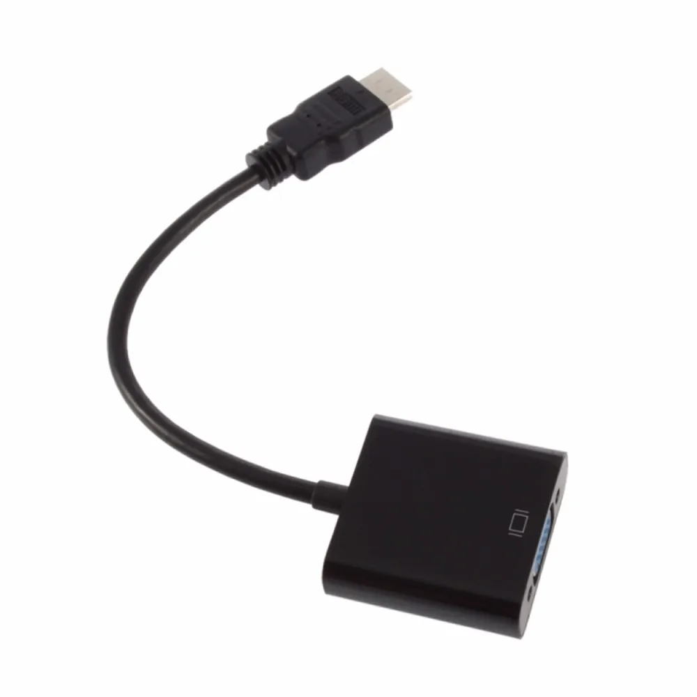 HDMI to VGA Adapter цифро аналоговые аудио и видео кабель преобразователя HDMI VGA разъем для PS4 портативных ПК Chromebook ТВ коробка