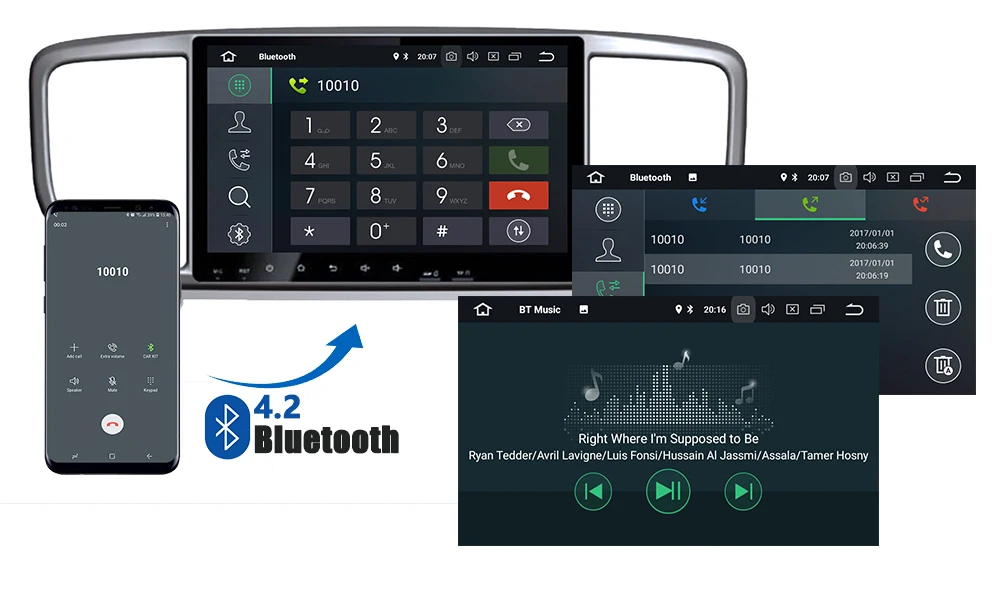 Clearance Belsee for Kia Sportage 2019 Android 9.0 Car Radio IPS Screen 8 Core 4GB 64GB 2 Din Stereo Audio Autoradio GPS Navigation Unit 6