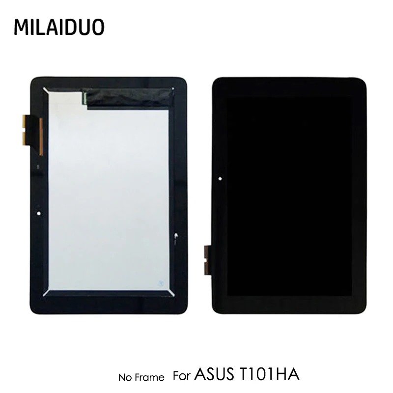 

LCD Display For ASUS Transformer Book T101H T101HA Full LCD Touch Screen Digitizer Black No Frame Replacement Free Shipping