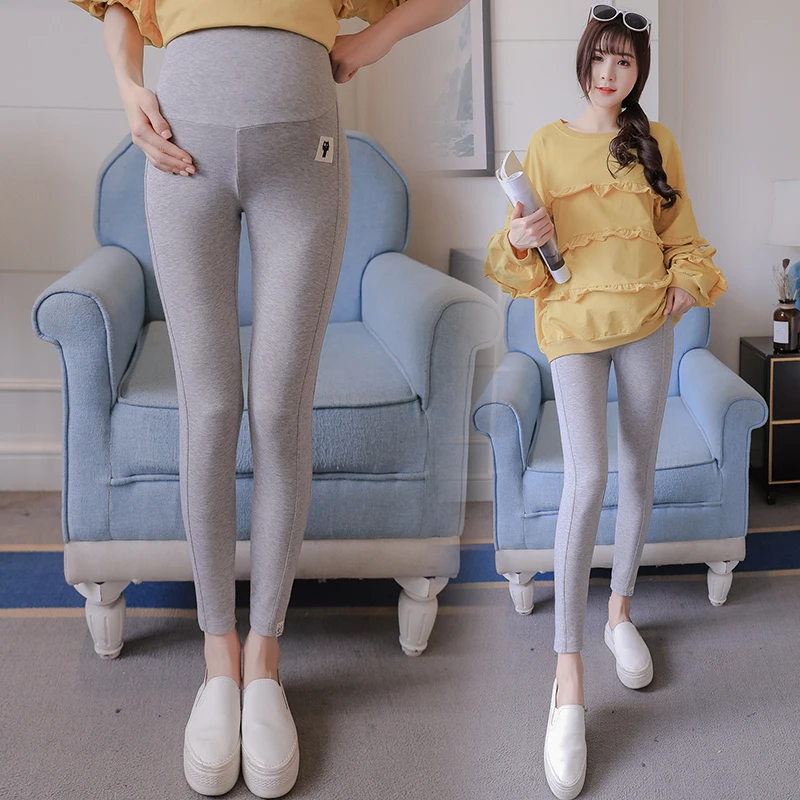 Maternity Clothes 2018 Spring Korean Style Maternity Belly Leggings