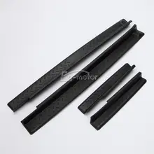 4x Preto Placas do Peitoril da Porta Guarda Protector Para Jeep Wrangler JK 4DR 2007 ~ 2015 82210106 82210106AB