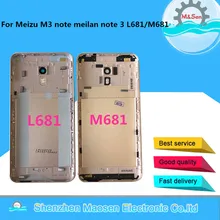 M& Sen для 5," Meizu M3 Note Meilan Note 3 M681 или L681H Задняя крышка батареи чехол Корпус Задняя Дверь Замена