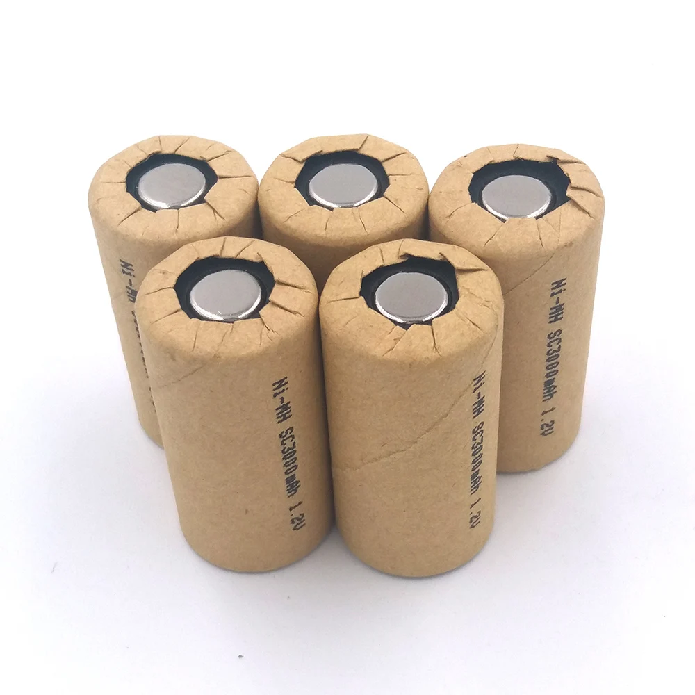 Никель металлогидридный аккумулятор SC3000mAh 10 шт NIMH SC3.0Ah аккумуляторная батарея