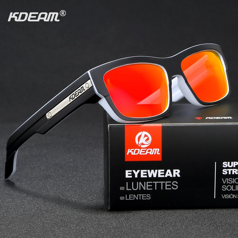 KDEAM Medium Fit Sunglasses Polarized Men Thick Driving Sun Glasses