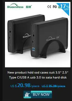 Продукт Алюминиевый 2," hdd корпус Тип C usb 3,1 Sata 1 ТБ портативный внешний жесткий диск для настольного ноутбука blueendless