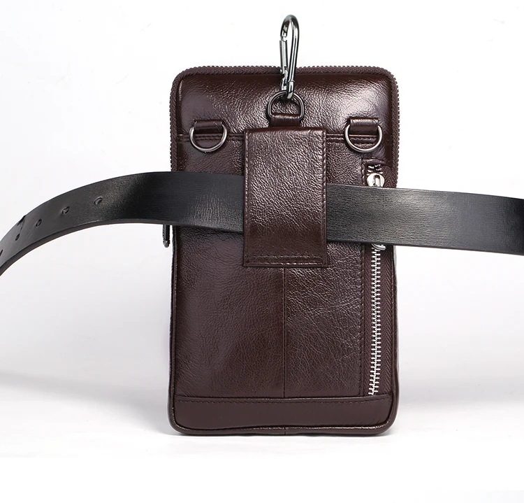Натуральная кожа поясной ремень сумки для мужчин маленькая поясная сумка для телефона мужской кошелек сумка дорожная сумка через плечо
