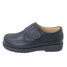 Детская школьная обувь из микрофибры для мальчиков, ортопедическая школьная форма с поддержкой лодыжки, кожаная обувь для детей, малышей