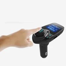 Bluetooth Kit de Coche Manos Libres Transmisor FM Manos Libres Receptor 5 V Dual USB Cargador T11 Multifunción Reproductor de MP3 Sin Hilos Del Coche