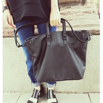 

101818 new hot women handbag female large tote bag lady big capacity black bag