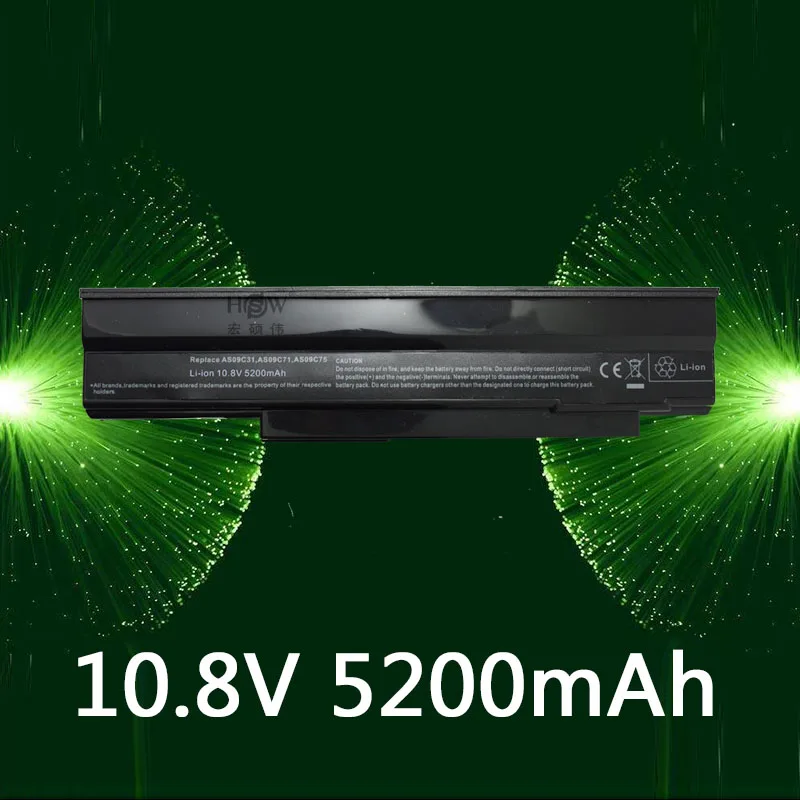 HSW 5200 мАч ноутбука Батарея AS09C31 AS09C71 AS09C75 для acer Extensa 5235 5635 5635 г 5635ZG ZR6 5635Z для шлюза NV42 NV44 NV48