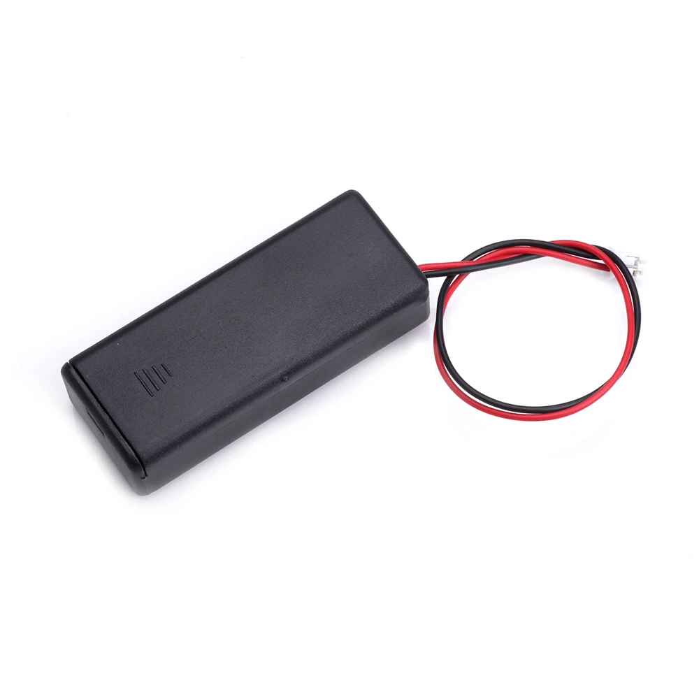 5 шт. черный 2 AAA Батарея держатель 3 В Пластик разъема хранения 7 # Батарея Дело Box ON/OFF коммутатор с привести для Micro бит