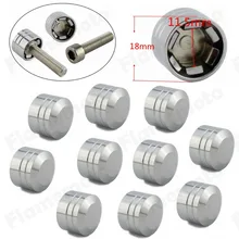 Motorcycle CNC Inner 11 5mm 7 16 Schrauben Motor Bolt Topper Cover Cap For Harley Chrome