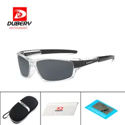 DUBERY поляризованные Квадратные Солнцезащитные очки авиаторы Для мужчин Ретро мужской Ночное Видение Солнцезащитные очки Прохладный
