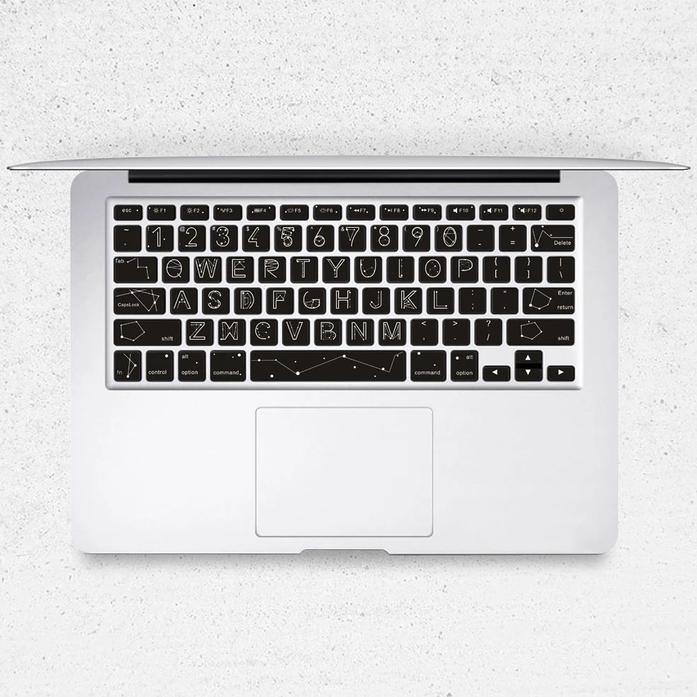 4 FanFans book Air Laptop 15 Защитная пленка 12 наклейка на клавиатуру 11 наклейка на клавиатуру Pro13-inch пленка на клавиатуру - Цвет: 4