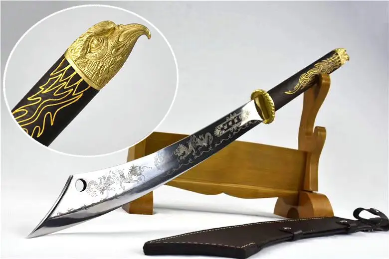 Handmade WuShu Broad Knife Chinese KungFu Broadsword Dao Sword Battle