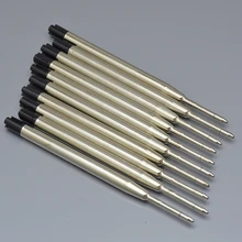 Акция 10 шт. синий/черный Заправка для шариковой ручка канцелярская аксессуары с ручкой для письма