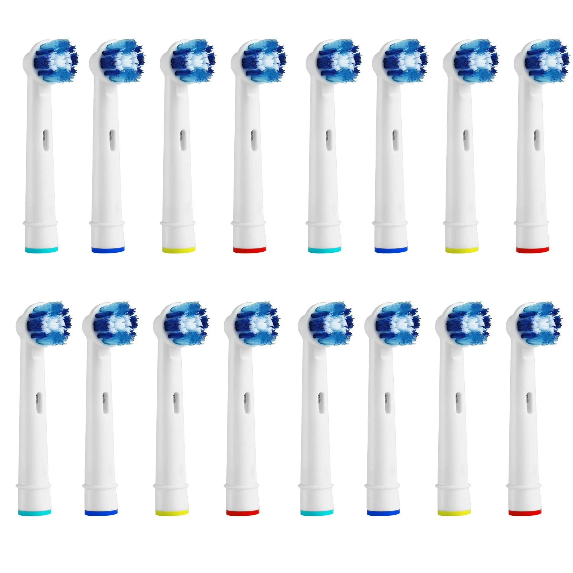 

16pcs Replacement Toothbrush Heads Compatible with Oral B Braun Soft Bristles Dual Precision Clean SB-20A