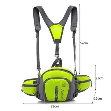 Спортивная сумка для женщин и мужчин, нейлоновая сумка-пояс, сумка для спортзала с держателем для бутылок