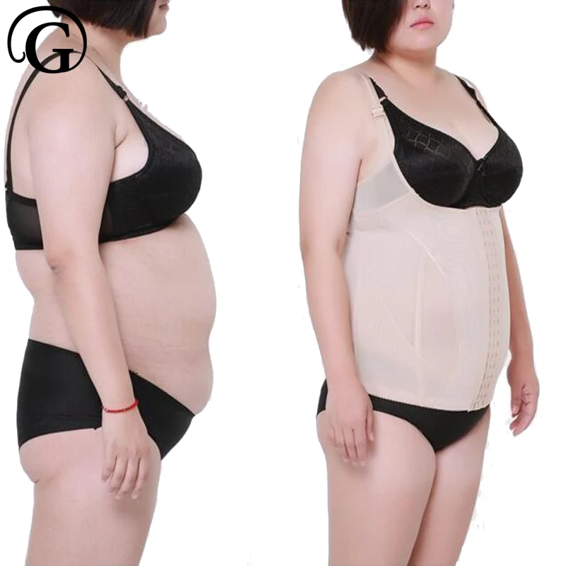 PRAYGER Women Slim Shapewear Corset Bustiers Body Shaper push up bra Vest Tank Top Underwear Hook Waist Tummy Control Underbust