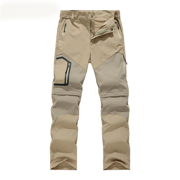 Горные мужские летние быстросохнущие съемные штаны, дышащие брюки для спорта на открытом воздухе, походов, рыбалки, мужские шорты VA496