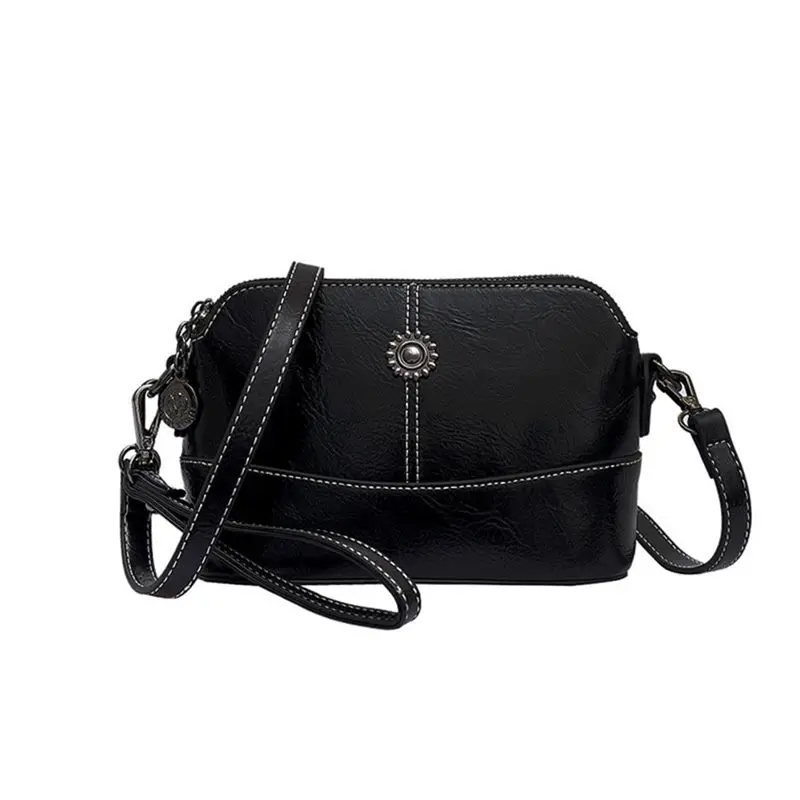 Роскошные женские сумки, дизайнерские маленькие сумки через плечо для женщин,, повседневные клатчи, спилок, сумки-мессенджеры - Цвет: Black