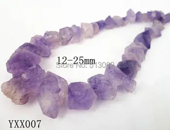 

Approx 39pcs/strand of Natural Purple Quartz Rough nugget beads,Raw Crystals Slab Loose Beads pendant for Necklace Findings