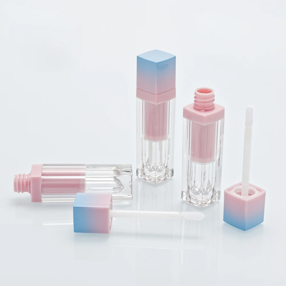 

New Design square lip gloss tube cosmetic packaging for lip gloss