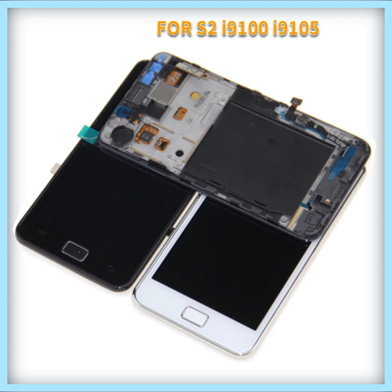 

Repair Parts For Samsung Galaxy S2 i9100 i9105 LCD Display+Touch Screen Assembly 100% tested well Replacement+Tools
