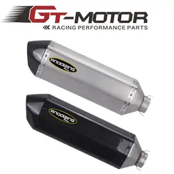 GT мотор-углеродное волокно цвет 51 мм выхлоп глушитель с move blow-down глушитель Mute подходит для большинства мотоциклов