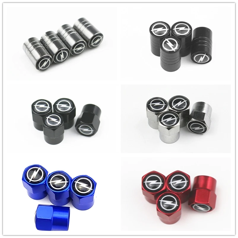 

2019 New Wheel Caps Theftproof Metal Car Wheel Tires Valves Tyre Stem Air valve Caps Airtight Cove for opel car accessories