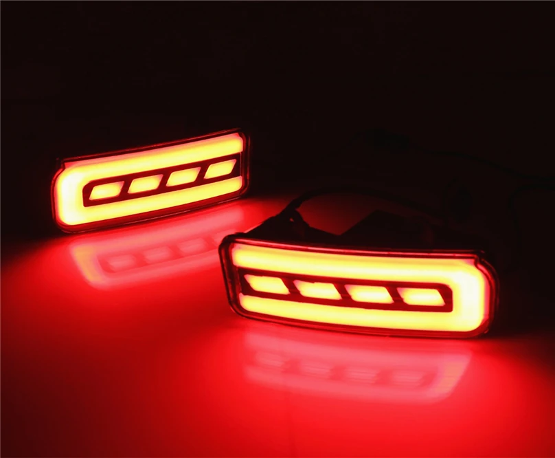 Car Flashing 1 set for Honda CR V CRV 2015 2016 LED DRL Rear Bumper