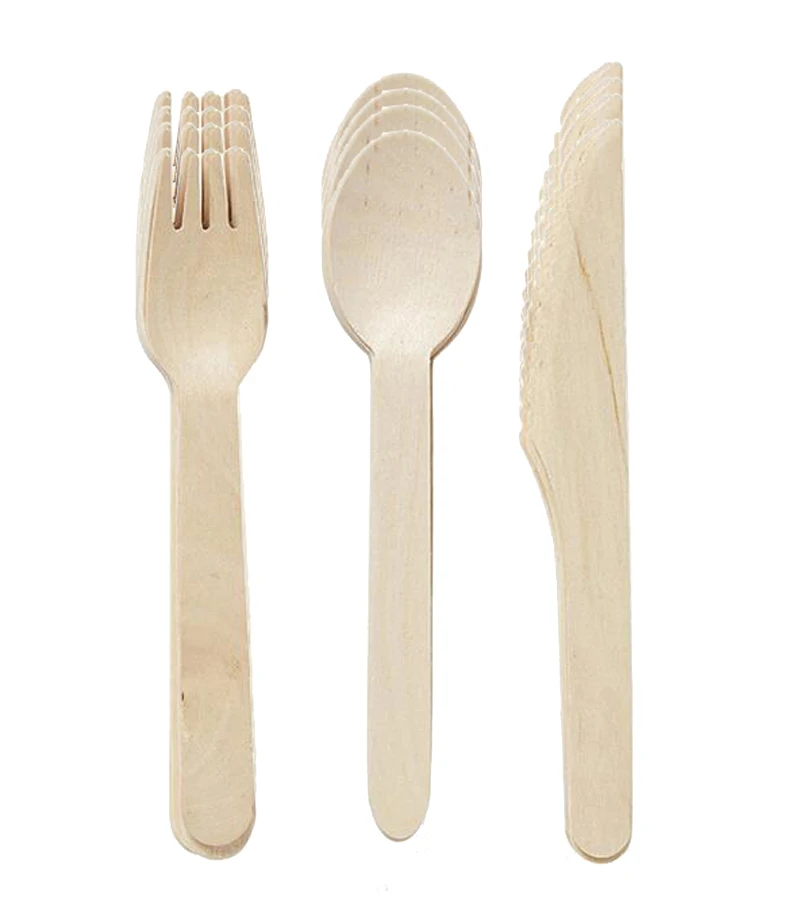 wooden cultery set