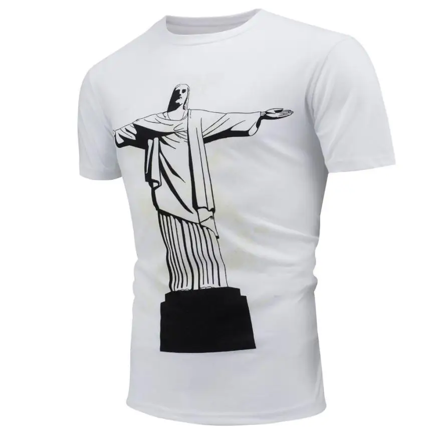 MUQGEW 2017 Summer New Fashion Tops Shirt Mens Encounter Sun Change Color Short Sleeve Casual T 
