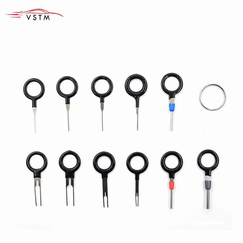 

2019 11 Pcs Auto Car Plug Circuit Board Wire Harness Terminal Extraction Pick Connector Crimp Pin Back Remove Tool