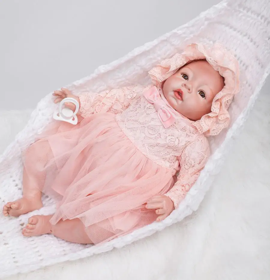 22" Handmade Lifelike Reborn Dolls Silicone Vinyl Baby Boy