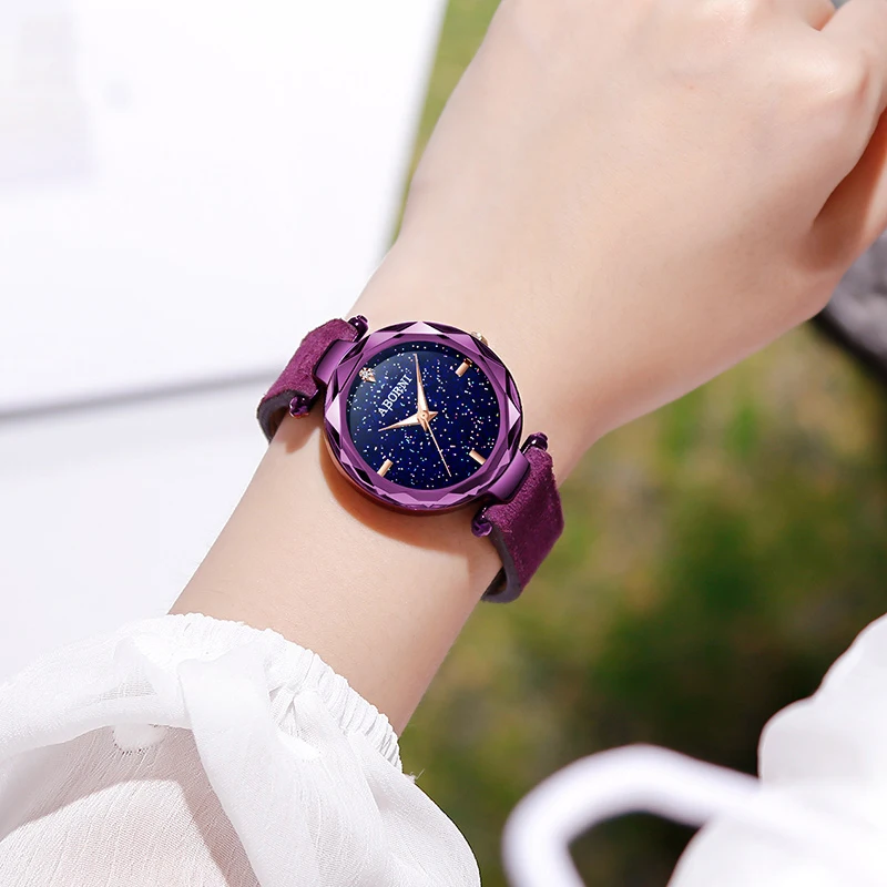 

2019 Luxury Brand Women Watches Starry Sky Creative Quartz Ladies Watch Dress Bracelet Gold Clock relogio feminino reloj mujer